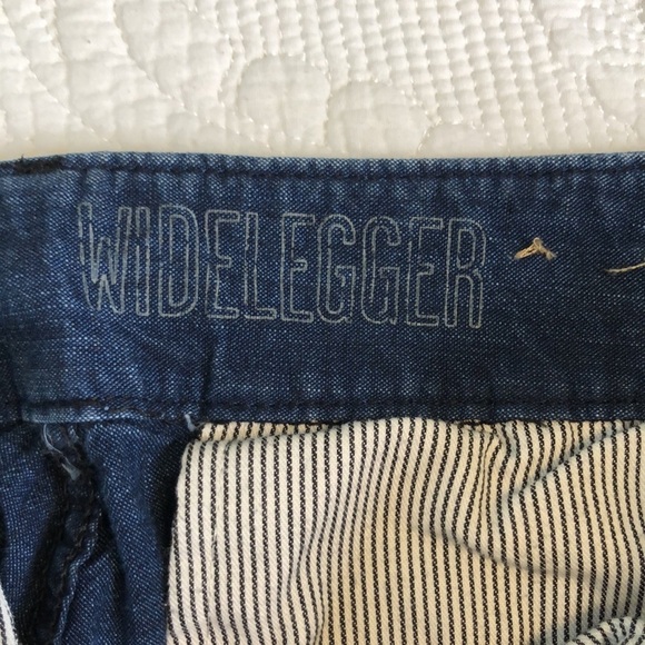 Madewell Widelegger Blue Denim Jeans Size 24 - Picture 8 of 10